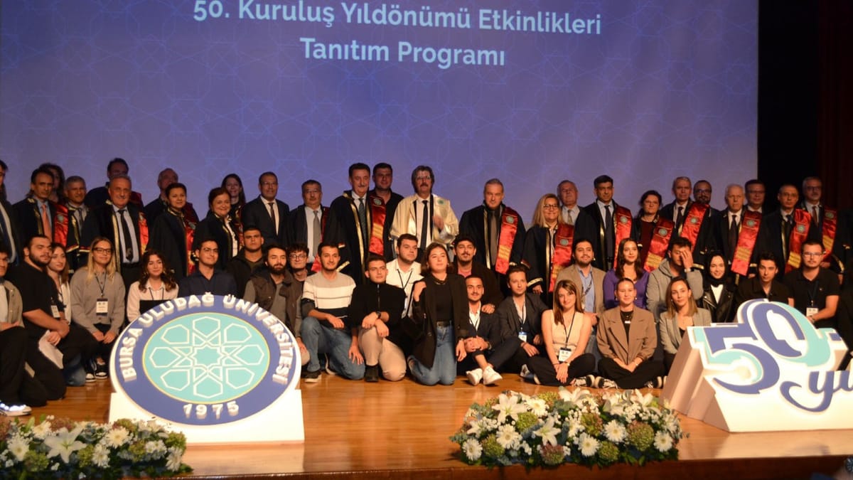 Uludağ Üniversitesi, uluslararası başarı hedefleriyle 50. yılını kutladı